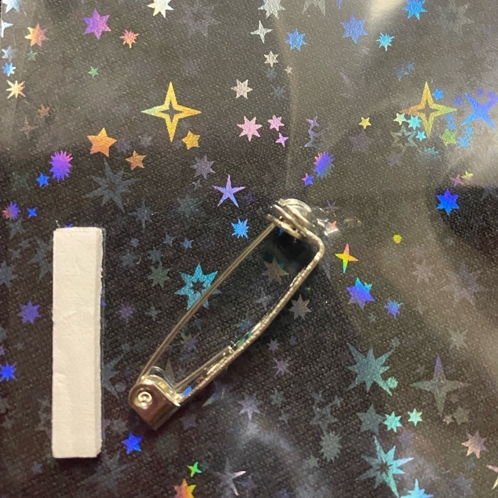 Lisa Frank pin vintage make your own pin bling out or puff paint in unique rare - Picture 5 of 7
